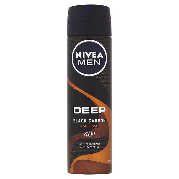 Nivea spray 150ml Deep Espreso men | Kosmetické a dentální výrobky - Pánská kosmetika - Deodoranty Nivea spray 150ml Deep Espreso men | Kosmetické a dentální výrobky - Pánská kosmetika - Deodoranty